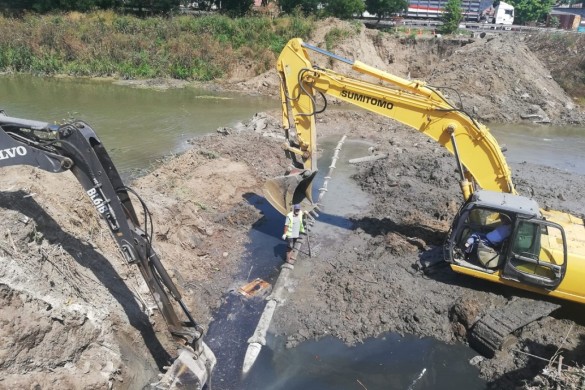 Lüleburgaz Deresi Kanalizasyon Yenileme Çalışması