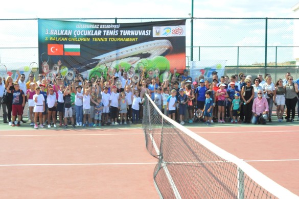 3. Balkan Çocuklar Tenis Turnuvası sona erdi