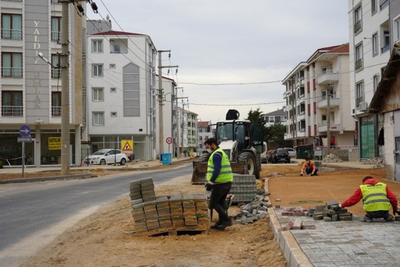 Değirmen Caddesi’nde durmaksızın çalışma